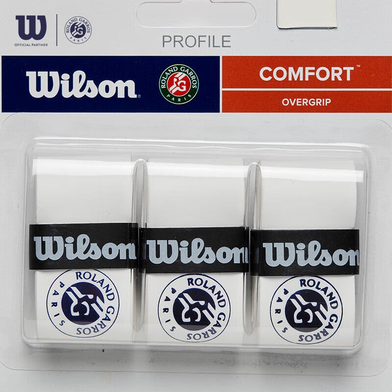 JD Jing Zao Wilson RG OVERGRIPS, French Open Co-Branded Sweat-Absorbing Grip Tape, Dry Hand Grip - Image 3