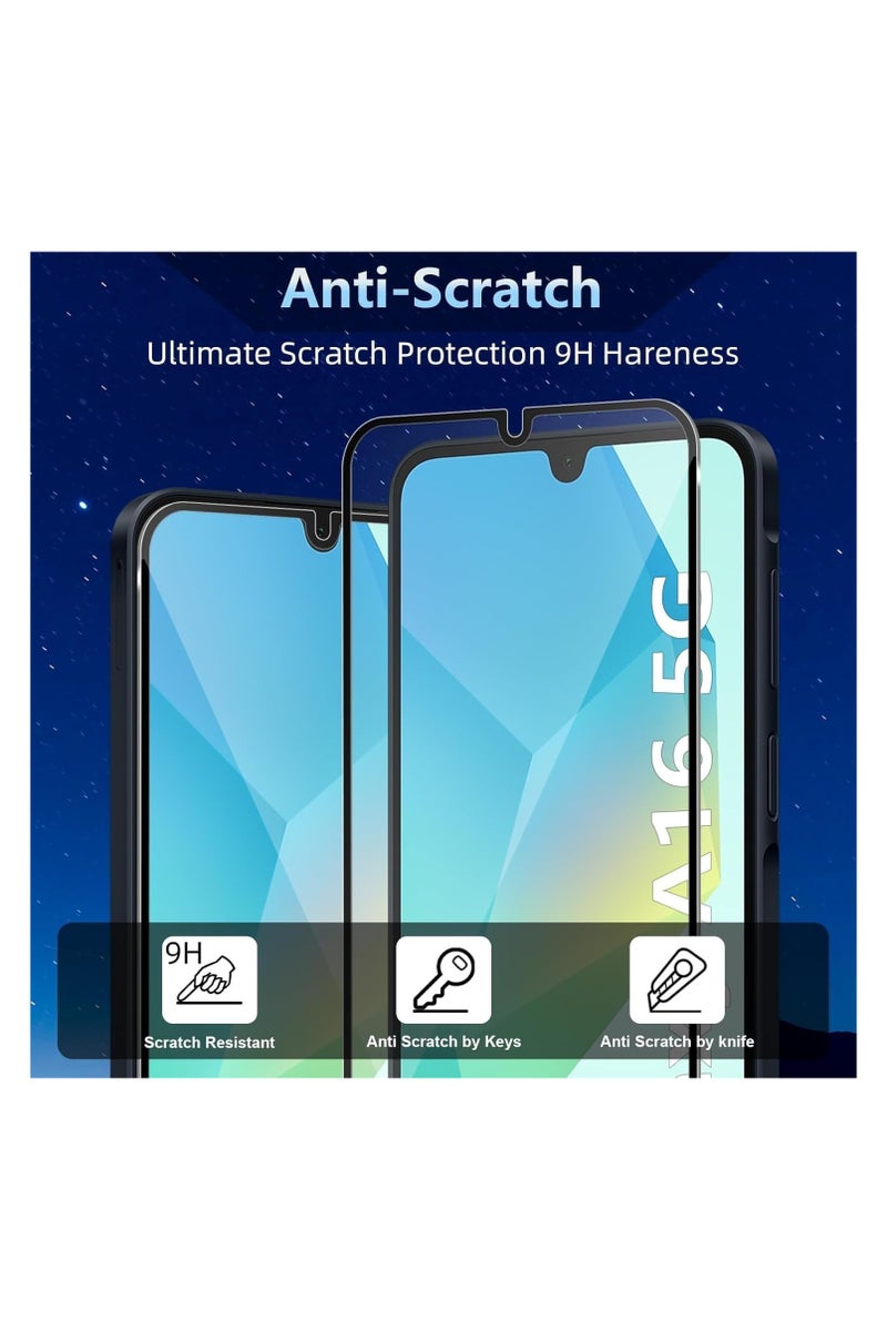 Deer Samsung Galaxy A16 / A26 Deer ESD Anti Static 9H Premium Tempered Glass Screen Protector With Black Frame  - Image 3