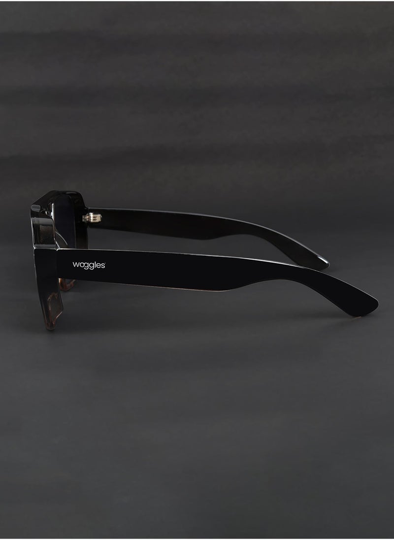 Uv-Protected Printed Aviator Sunglasses