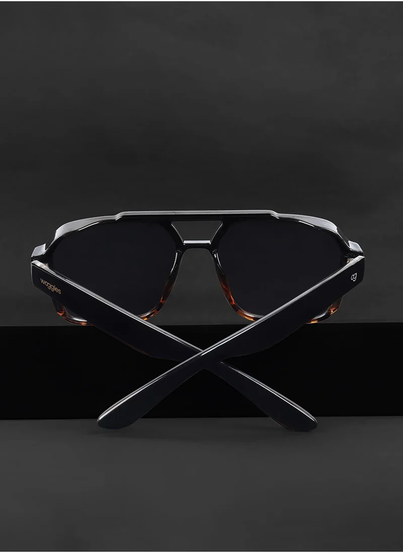 ووجلز Uv-Protected Printed Aviator Sunglasses