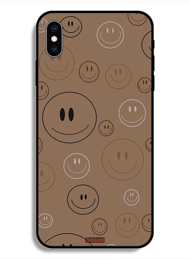 Tolwak Protective Case For Apple iPhone X Smiley Faces Pattern - Image 1