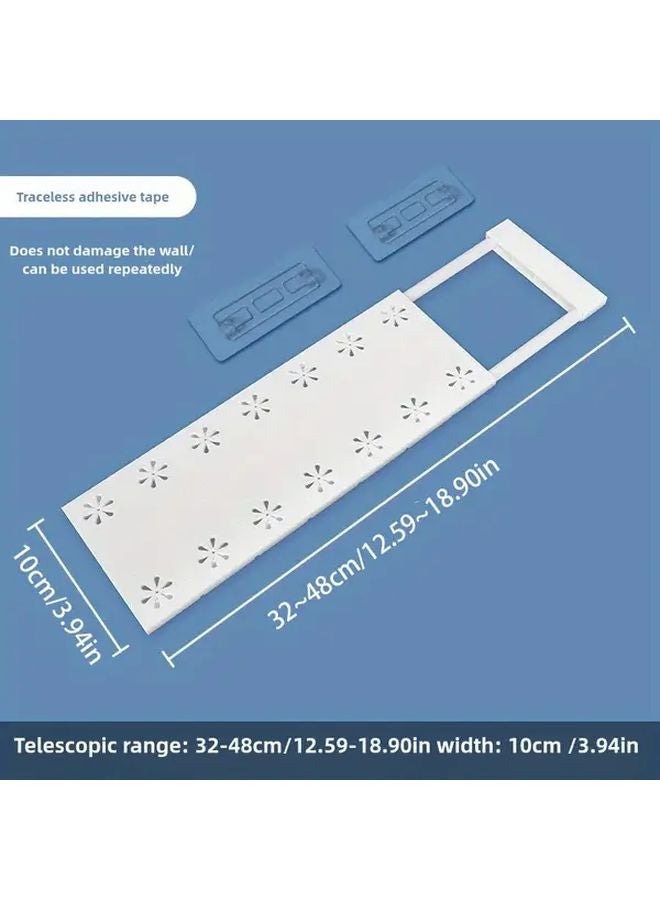 Expandable Plastic Divider Shelves Adjustable 9 45 To 23 62 Inches No Drill Storage Rack - Image 4