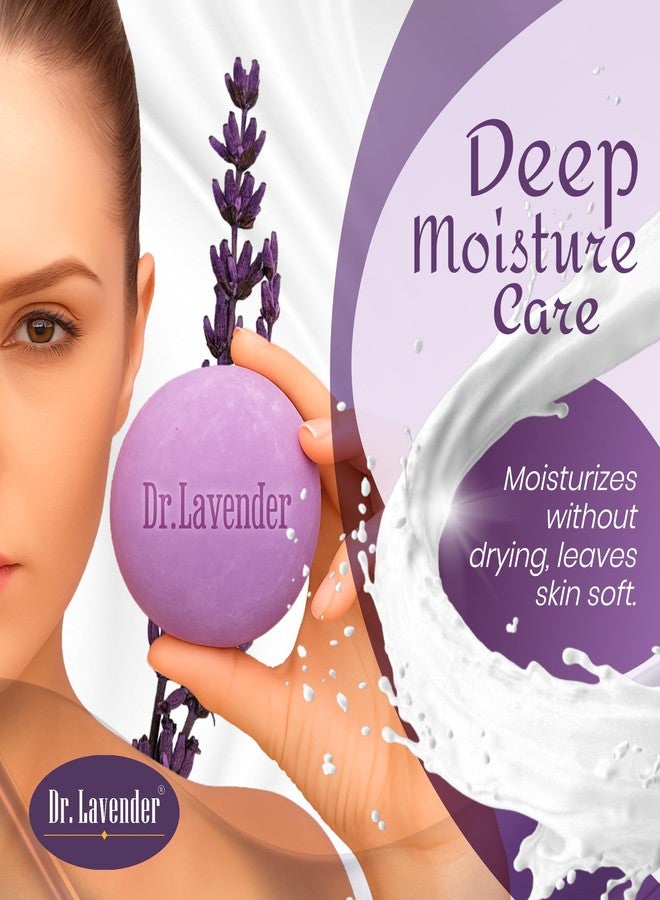 Lavender DR.LAVENDER 100% Natural Lavender Bar Soap – Farm Fresh Essential Oil from Our Fields – Calming Aromatherapy for Sleep & Stress – Moisturizing Handmade Face & Body Wash (Pure Lavender) - Image 5