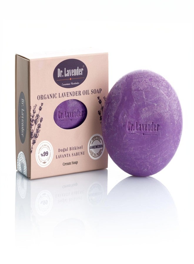 Lavender DR.LAVENDER 100% Natural Lavender Bar Soap – Farm Fresh Essential Oil from Our Fields – Calming Aromatherapy for Sleep & Stress – Moisturizing Handmade Face & Body Wash (Pure Lavender) - Image 1