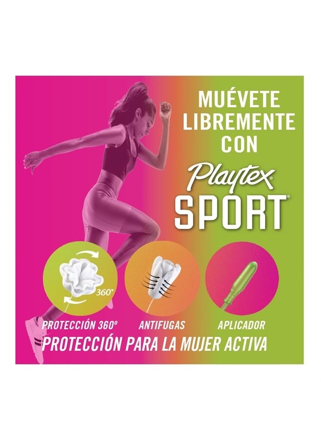 playtex - Playtex Sport Tampons, Super Absorbency, Fragrance-Free - 18ct - Image 1
