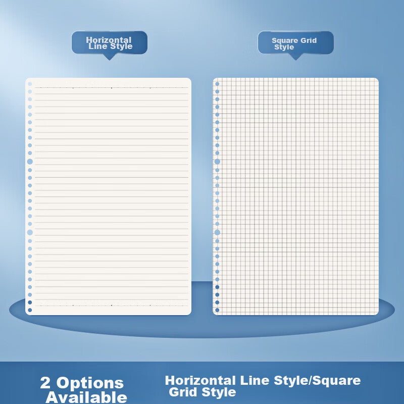 M&G Stationery A5/60 Sheets Refill Notebook, 20-Hole Detachable Notebook Paper for Research, Study And Homework, 80g Grid Refill, Single Book APY9F20PB - Image 4