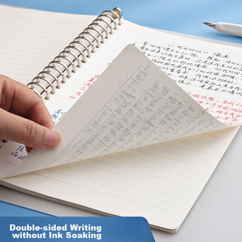 M&G Stationery A5/60 Sheets Refill Notebook, 20-Hole Detachable Notebook Paper for Research, Study And Homework, 80g Grid Refill, Single Book APY9F20PB - Image 5