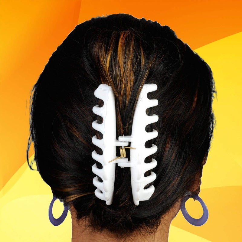 BIRDWARE Medium-Size Multi Color Imported Acrylic Material Butterfly Hair Clips For Women | Hair Clutchers - Image 5