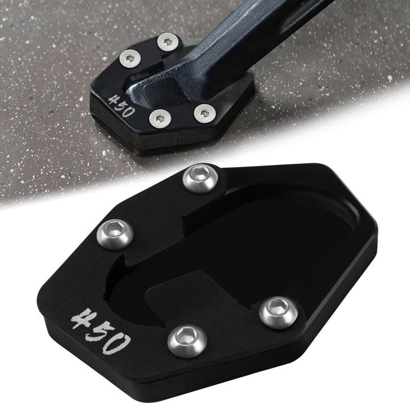 XIDAODIT For HIMALAYAN 450 Himlayan 450 2024 2025 Kickstand Base Plate Motorcycle Foot Side Stand PadBlack