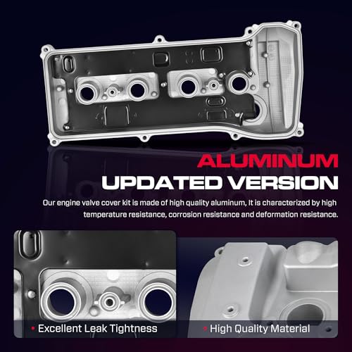 XIMAKA Aluminium Engine Valve Cover Fit for Toyota Camry 2002-2009, Corolla & Matrix 2009-2013, Highlander 2001-2007, RAV4 2004-2008, Solara 2002-2006, L4 2.4L,Replace # 11201-28014 - Image 5