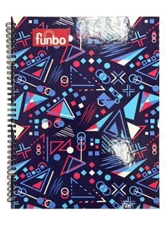 Funbo FUNBO - A4 Size, 80 Sheet Single subject notebook with Hardcover (Rhythm)  - Image 1