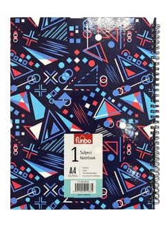 Funbo FUNBO - A4 Size, 80 Sheet Single subject notebook with Hardcover (Rhythm)  - Image 2