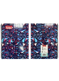 Funbo FUNBO - A4 Size, 80 Sheet Single subject notebook with Hardcover (Rhythm)  - Image 3