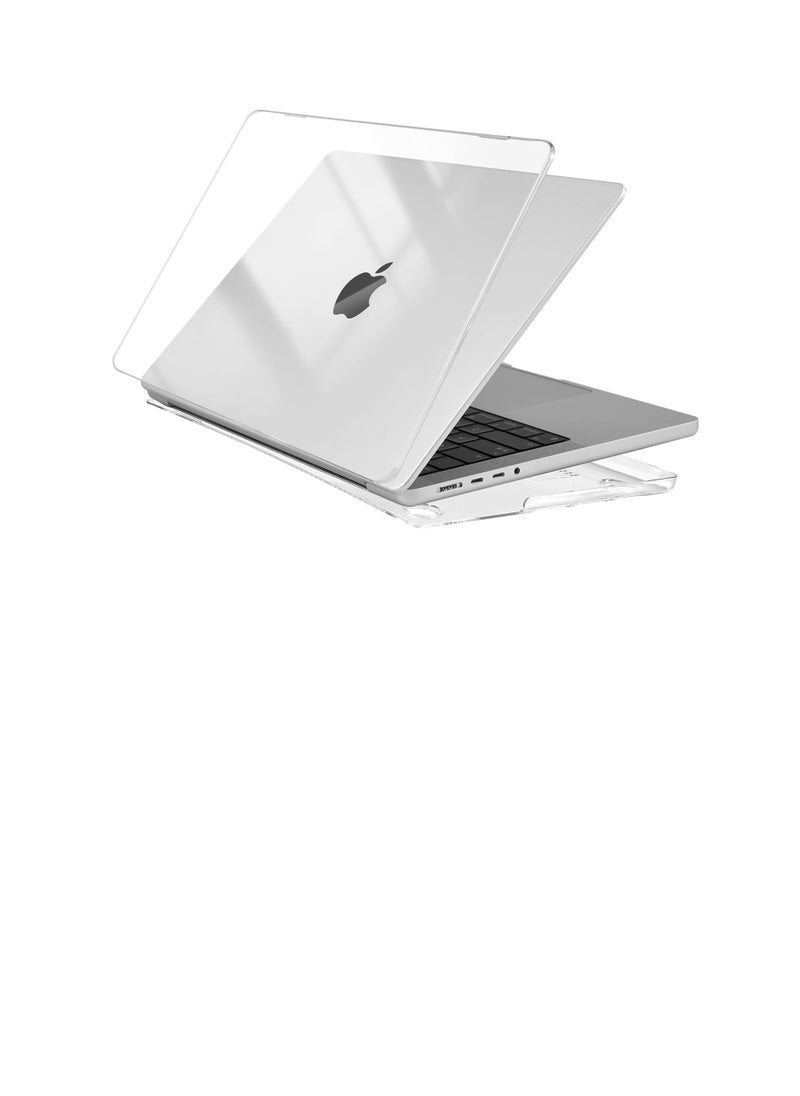 Generic Case Compatible With New Macbook Pro 16 inch M3 A2991 M2 A2780 M1 A2485 Pro 2024-2021 Release, Plastic Hard Shell Cover Crystal Clear  - Image 1