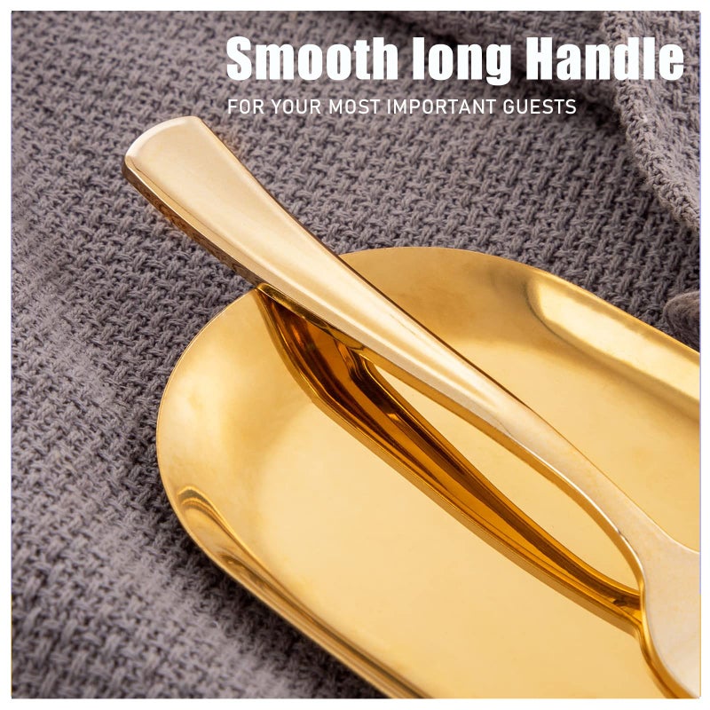 WDF 100 Pcs Gold Plastic Forks Heavy Duty - BPA-FREE  Sturdy&Durable Forks Disposable 7.4inch - Elegant Gold Forks for Dessert  Durable Plastic Cutlery for Party  Wedding or Daily Using - Image 5