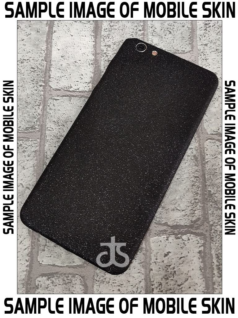 AtOdds Mobile Skin Sticker Wrap | Compatible for Samsung S25 (5G)| Scratchproof Matte Finish | Full Coverage for All Sides & Camera Protection (Black Glitter) - Image 2