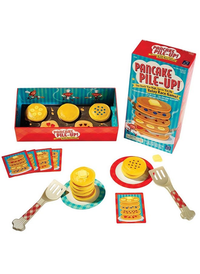 Educational Insights Pancake Pile-Up, Sequence Relay Board Game For Preschoolers, For 2-4 Players, Gift For Kids Ages 4+ - Image 1