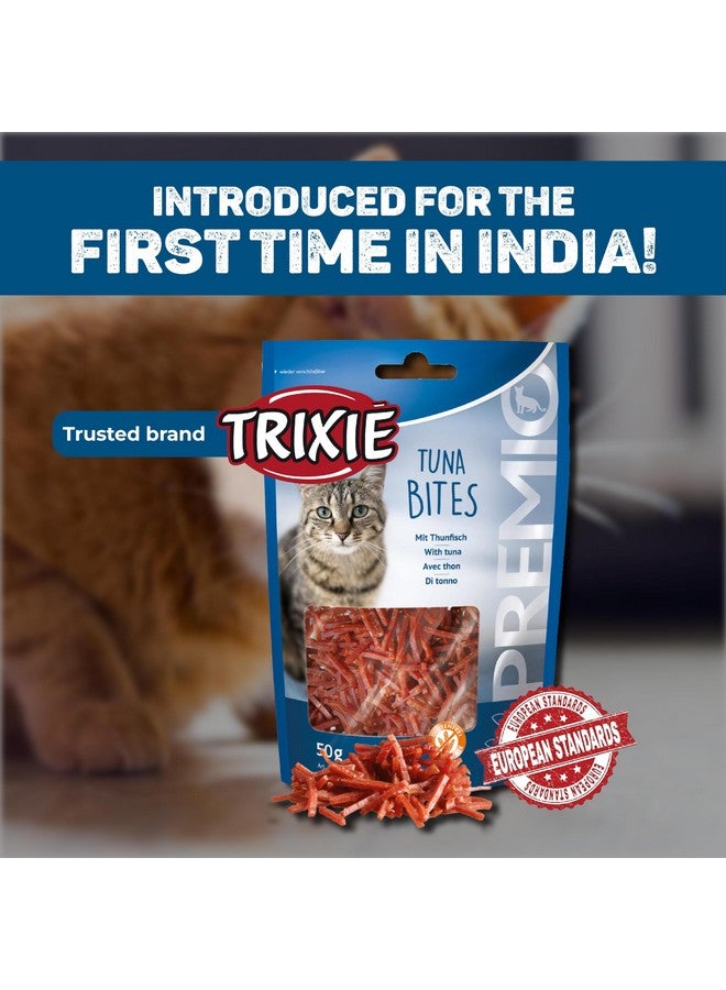 Trixie Cat Treat Combo Of Premio Duck Filet Bites And Premio Tuna Bites, Nutrient Rich Treats For Cats, Suitable For All Breeds - (Pack Of 2) - Image 2