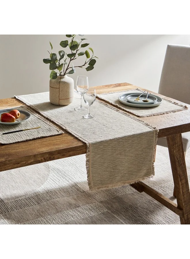 Home Box Naturio Slub Table Runner 180 x 40 cm