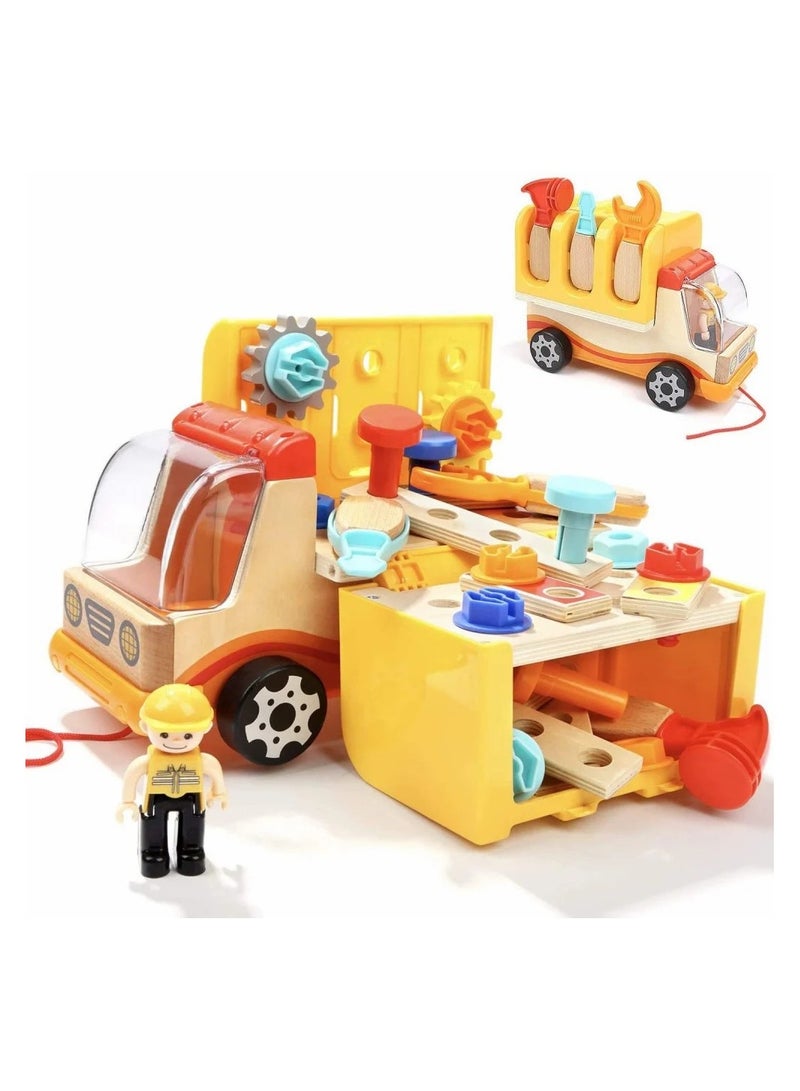 سيارة أدوات النجارة – لعبة تركيب وتخيل للأطفال - Image 1