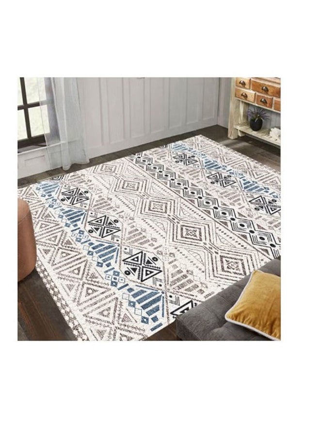 Rectangular Soft Touch Carpet Combination Multicolour 160x230cm