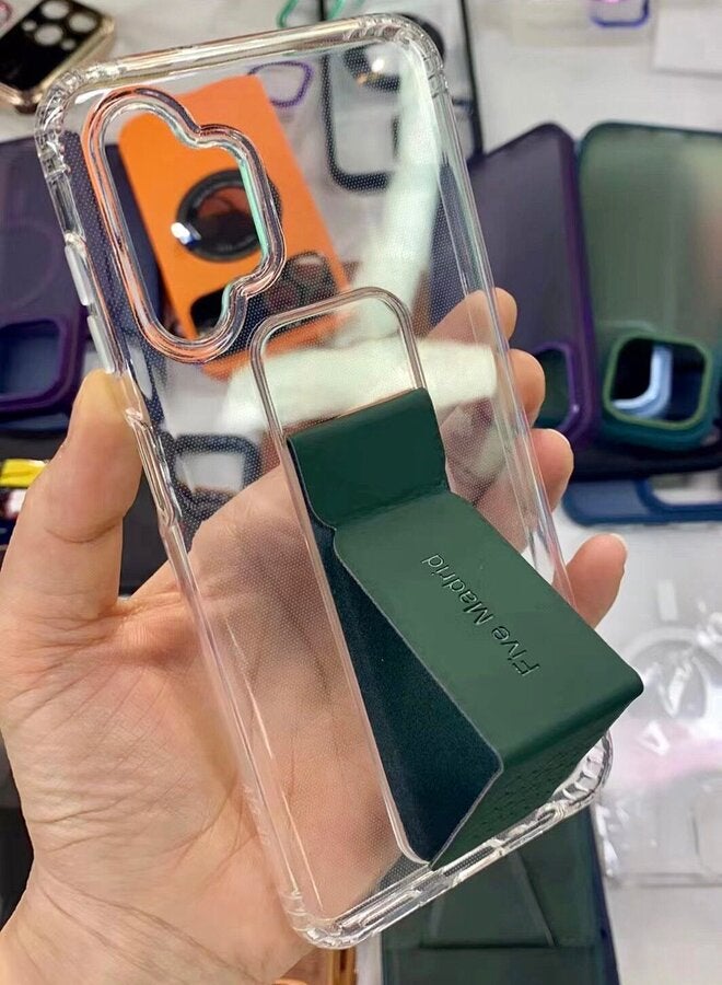 جراب بمقبض قابل للطي وقبضة مغناطيسية، جراب واقٍ لهاتف Redmi Note 11 Pro 5G