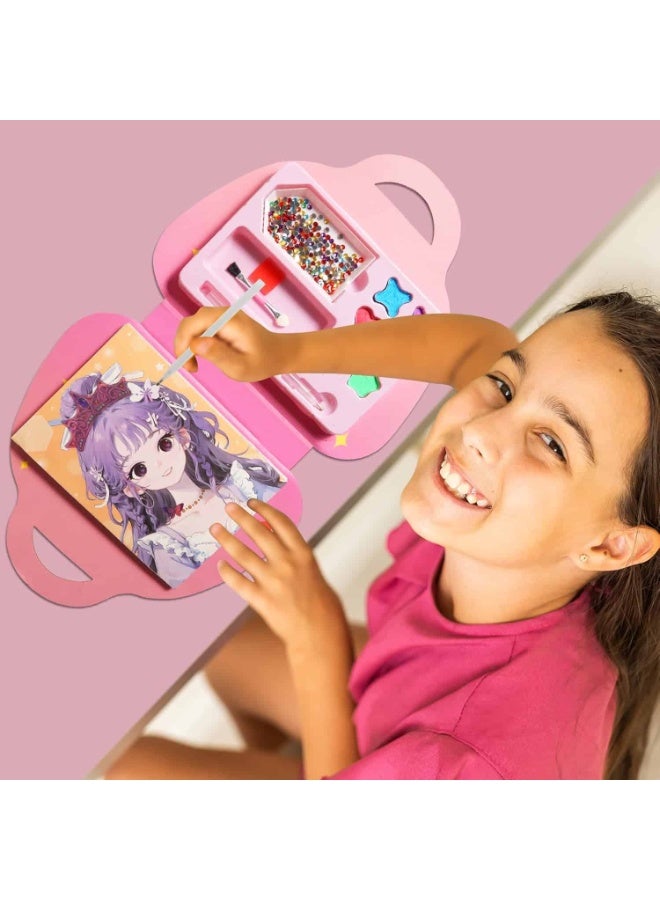 Mitoy Paper Craft Kits for Girls, Princess Dress Up for Girls DIY Makeup Toy Kit - Image 2