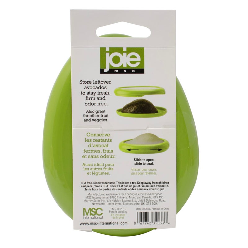 Joie Fresh Stretch Pod Avocado Storage Container, Silicone Food Saver, Keeps Leftover Produce Flavorful and Firm in Fridge, Reusable Kitchen Gadget, Dishwasher Safe, BPA-Free - Image 2