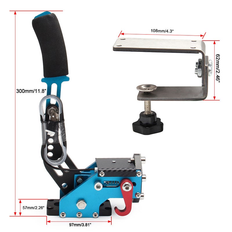 64 Bit USB Drive-free Hand-Brake Simulate Linear Racing Game Handbrake Accessories Set - Image 4