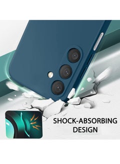 Wtech Soft Liquid Silicone Case Cover For Samsung Galaxy A05s 4G 2023 Navy Blue  - Image 3