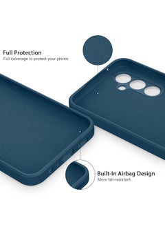 Wtech Soft Liquid Silicone Case Cover For Samsung Galaxy A05s 4G 2023 Navy Blue  - Image 2