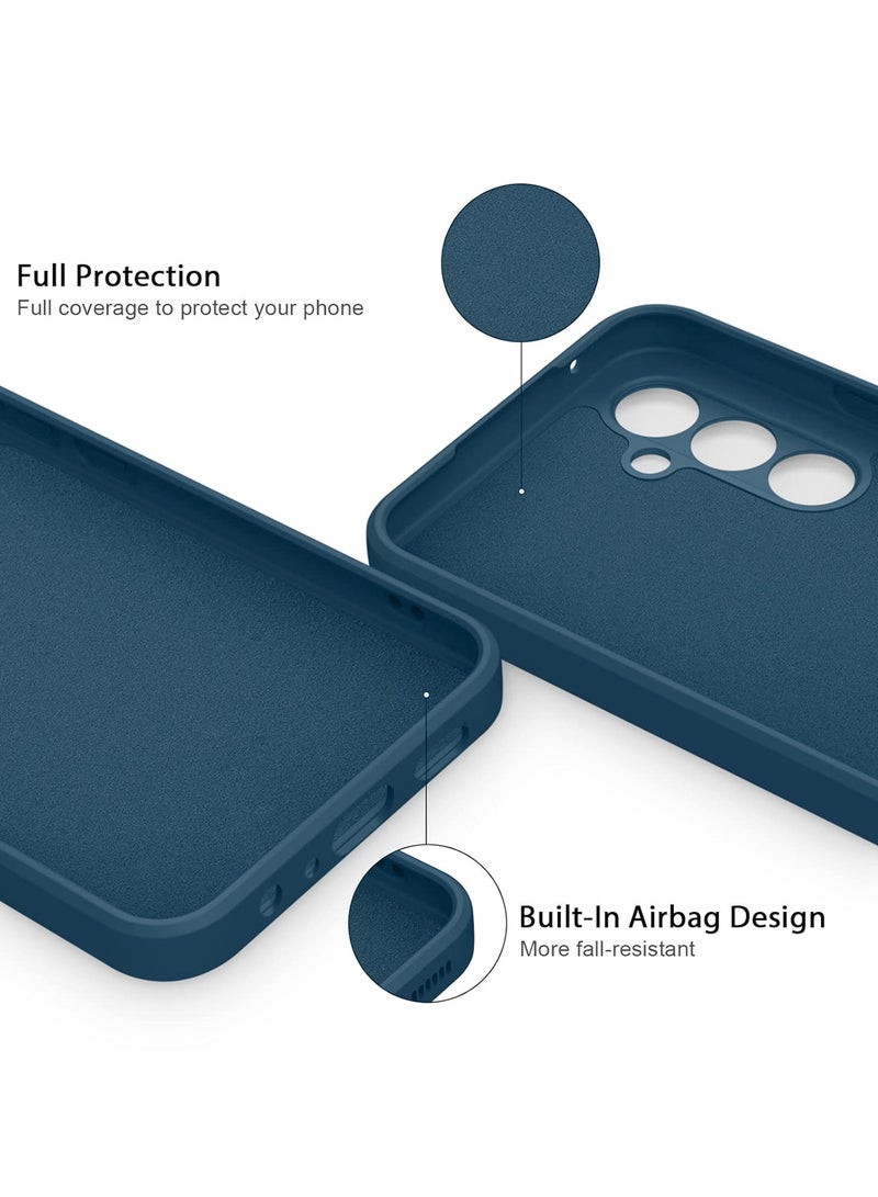 Wtech Soft Liquid Silicone Case Cover For Samsung Galaxy A05s 4G 2023 Navy Blue - Image 2