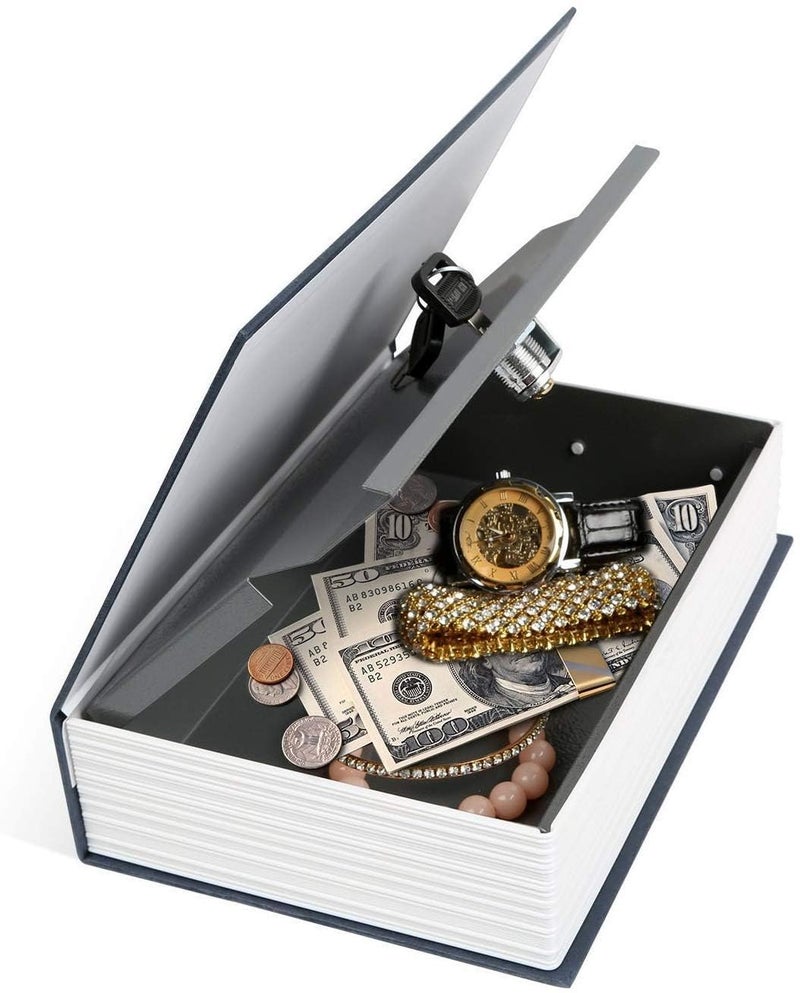 black sparrow Book Safe Small Box with 2 Key Small Size HomeOffice Dictionary Hidden Secret Type Security Lock Perfect for Traveling Storage Money Stylish VaultCash Jewelry and Passport - Image 5