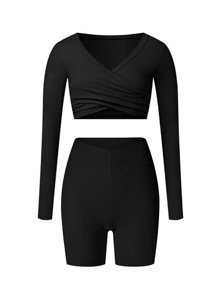 EBMINI New Pilates Yoga Training Fitness Clothing Set