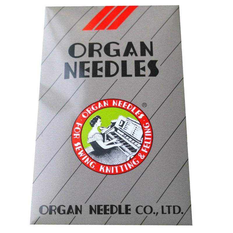 10 ORGAN BallPoint BLX1 Round Shank Serger Needles