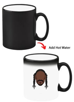 Theodor Color Changing Heat Sensitive Ceramic Mug, Image Revealed When HOT Liquid is Added! snoop dog  - Image 1