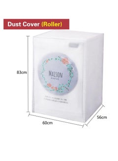 ECVV Automatic Roller Washing Machine Cover Dryer Cover, Dustproof, Sun-Proof Cover Exquisite Pattern-Size 60 * 55 * 85 cm  - Image 3