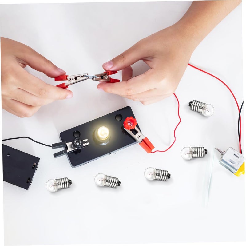 50pcs Edison Light Bulbs Miniature Lamps for DIY Teaching Compatible Many Power Tools - Image 3