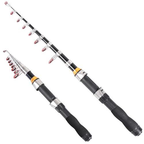 RESTCLOUD Telescopic Rod Collapsible Extendable for Saltwater Freshwater Lightweight and Compact Design 62 Feet - Image 1