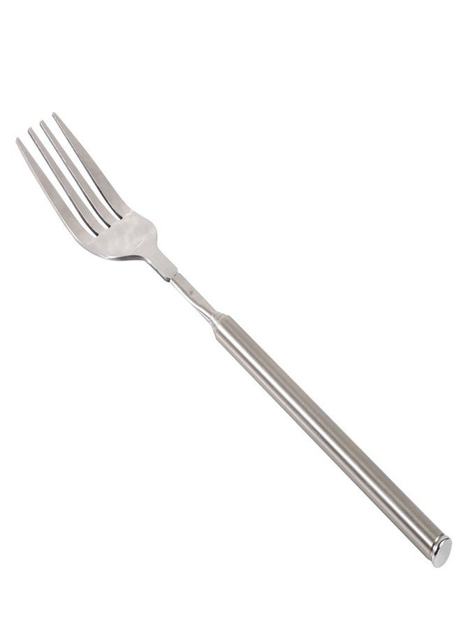 Perpercy Telescopic Fork, 3PCS Stainless Steel Extendable Long Handle BBQ Dinner Fruit Dessert Fork, Sturdy and Durable 8.7-25.4inch - Image 5
