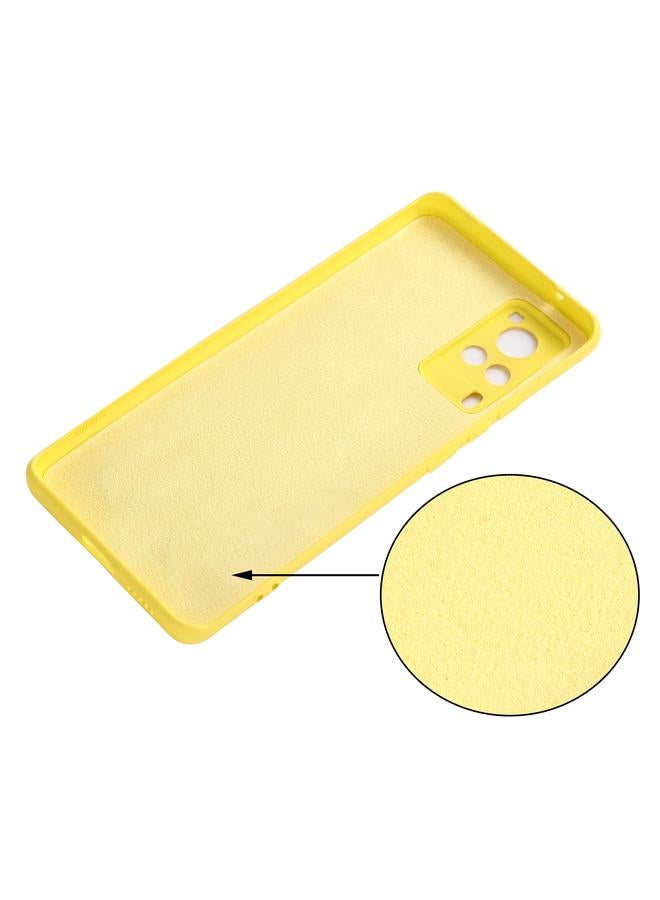 erorex Case For vivo X60 Pro 5G Foreign Version Solid Color Liquid Silicone Shockproof Full Coverage Protective Case  - Image 3