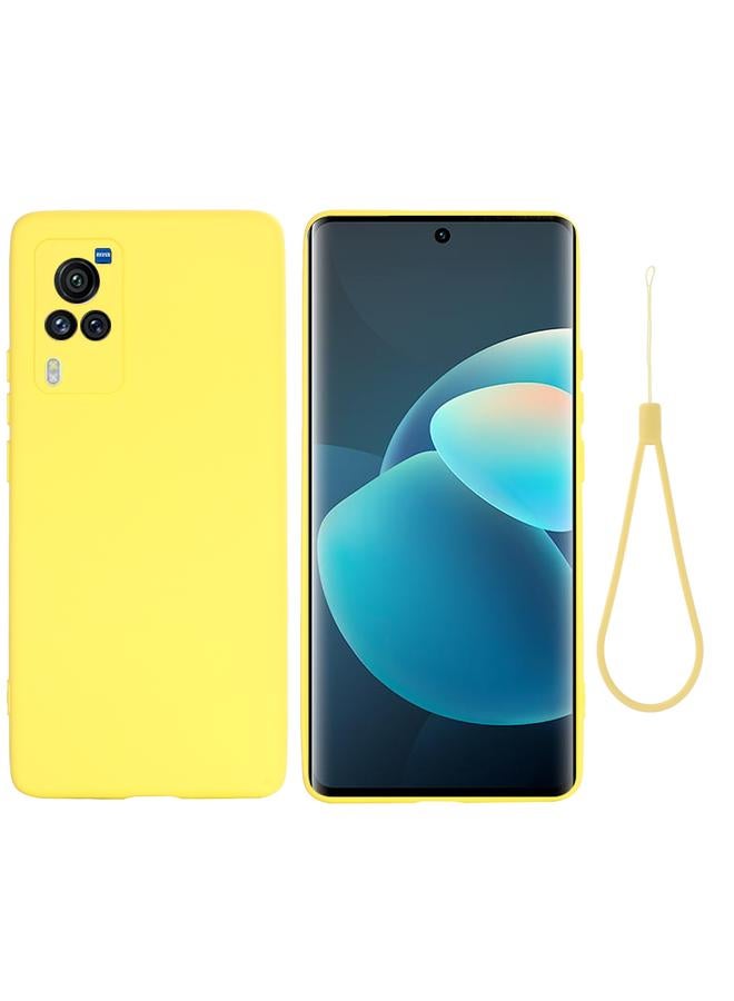erorex Case For vivo X60 Pro 5G Foreign Version Solid Color Liquid Silicone Shockproof Full Coverage Protective Case  - Image 2