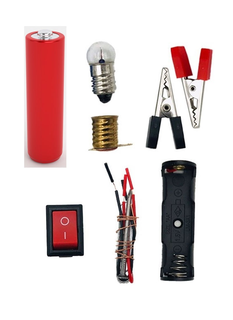 Generic 8-Piece Light Bulb Science Experiment Kit For School Assorted Colours  - Image 1