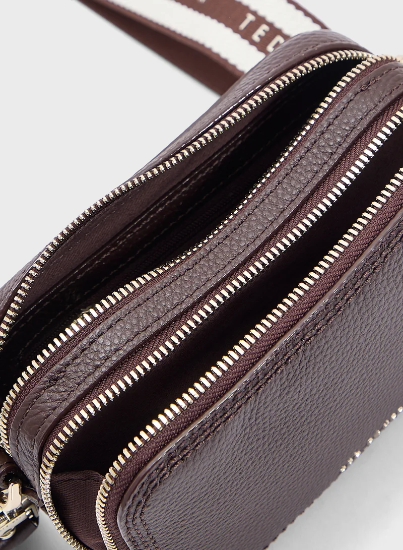 Ted Baker WILLSA Mini Webbing Leather Crossbody Bag
