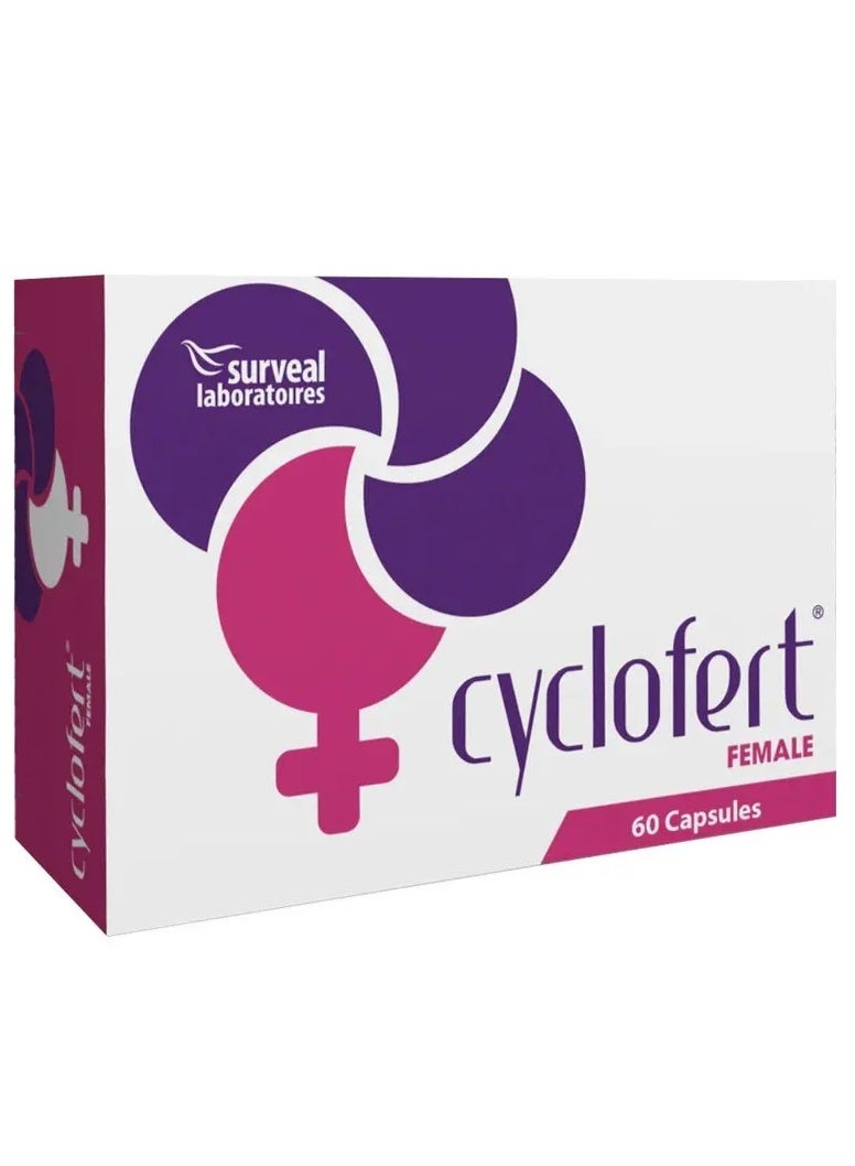 cyclo Cylcofert Female Soft Gel Capsules 60’s – Hormonal Balance, Fertility Support & Women’s Health - Image 1