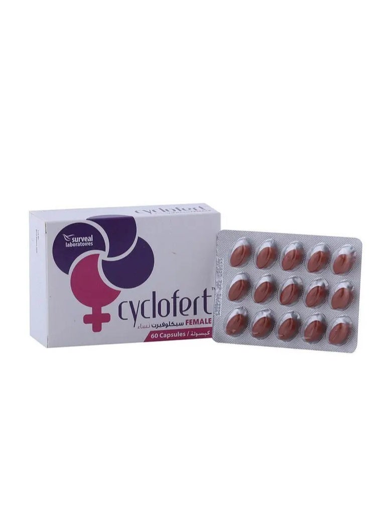 cyclo Cylcofert Female Soft Gel Capsules 60’s – Hormonal Balance, Fertility Support & Women’s Health - Image 5