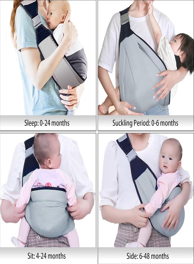 KRISHNPRIYA Infant Baby Carrier - Adjustable Baby Sling for Newborn to Toddler - Ergonomic 3D Mesh Baby Wraps Carrier - Breathable & Lightweight for 0-36 Months Baby - Image 3