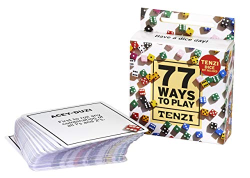 TENZI 77 Ways to Play The Addon Card Set for The Dice Party Game Ages 7 to 97 - Image 1