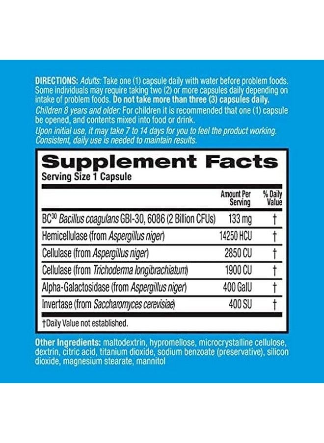 Digestive Advantage - Fast Acting Enzymes Plus Daily Probiotic Capsules 32 Count In A Box Helps Support Breakdown Of Hard To Digest Foods  Helps Prevent Gas* Supports Digestive  Immune Health* - Image 1