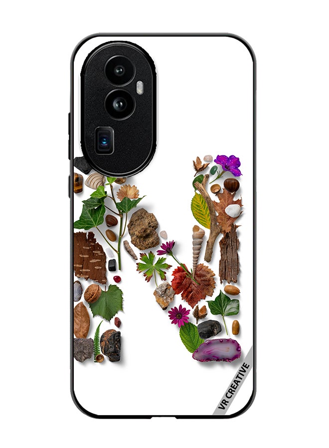 VR CREATIVE Protective Case Cover For Oppo Reno 10 Pro Plus Alphabet N Design Multicolour - Image 1
